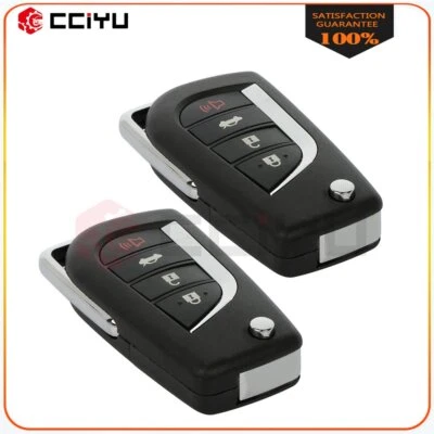 2 For Toyota Camry 2018 2019 2020 2021 Remote Keyless Entry Key Fob 4 Buttons - Image 1 of 4