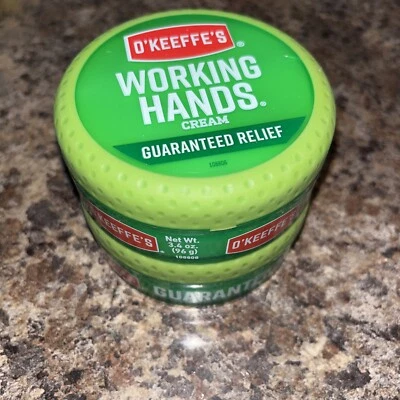 2 O'Keeffe's Working Hands Hand Cream  Extremely Dry, Cracked Hands 3.4 Ounce Foto 1 de 4