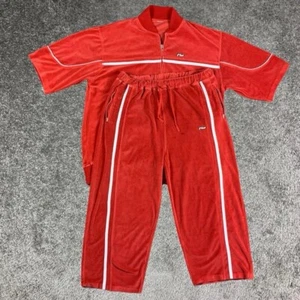 G-Unit Velour Track Suit 3XL 50 Cent Heavyweight Hip Hop Urban Streetwear Red - Picture 1 of 23