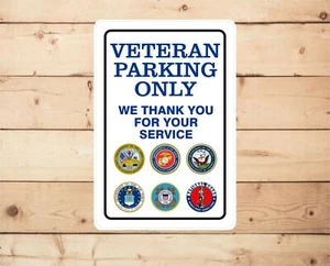 Estacionamiento para veteranos solo letrero de estacionamiento para camiones tienda estacionamiento - Imagen 1 de 1