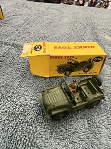 Dinky Toys, #674 Austin Champ Army Jeep, schönes Original - Bild 1 von 10