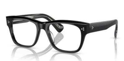 Gafas para hombre Oliver Peoples 0OV5524U 1492 negras cuadradas suaves 52 mm Foto 1 de 4