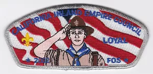 CSP - CALIFORNIA INLAND EMPIRE COUNCIL - SA-76A - 2002 FOS - $50 DONATION - Picture 1 of 1