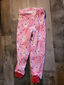 Gymboree Youth 4 Pink heart cat pj leggings - Picture 1 of 4