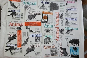 oreilly animal book Werbepostkarten, ca. 30 Stück - Bild 1 von 1
