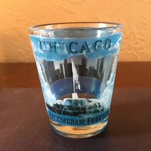 Chicago/Rockingham Fountain Schnapsglas (Panoramablick) - Bild 1 von 2