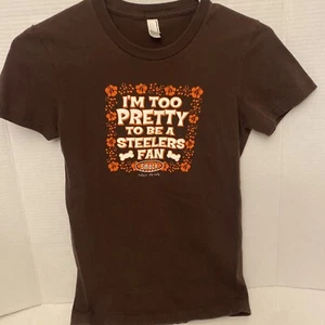 Girls Tee-Shirt Size Small Cleveland Browns Talkin The Talk - Picture 1 of 6