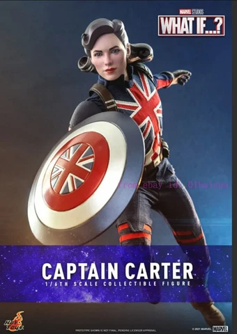 Hot Toys 1/6 What If...? Captain Carter Figure US TMS059 America Peggy Cover