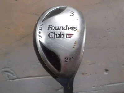 PRE~LOVED FOUNDERS CLUB HYBRID CLUB ~ 21' LOFT ~ 3 RESCUE ~ REG GRAPHITE SHAFT - Image 1 of 4