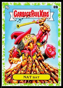 Nat Rat, 2022 Topps Garbage Pail Kids: Book Worms, #61b, - Imagen 1 de 2