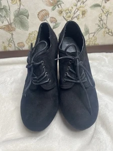 Zapato botín tórrido gamuza cuña negro talla 10 - Imagen 1 de 10