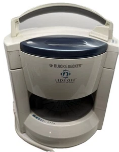 Black & Decker Lids Off JW200 Automatic Electric Jar Opener White Tested Working - Picture 1 of 10