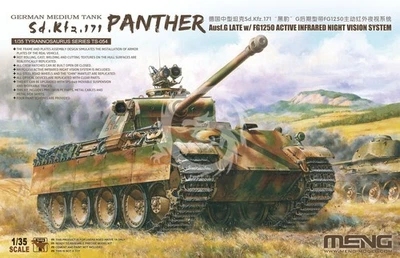 Panther Ausf.G Late w/ FG1250 Active Infrared Night Vision System Meng Model TS- - Immagine 1 di 4