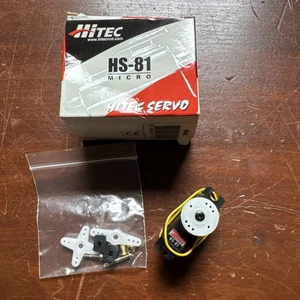 Vintage NOS In Box - Hitec HS-81MG Micro Metal Gear Servo HS81MG - Picture 1 of 3