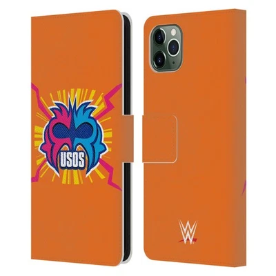 OFFICIAL WWE THE USOS LEATHER BOOK WALLET CASE COVER FOR APPLE iPHONE PHONES - Image 1 of 4