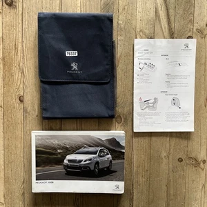 12-18 PEUGEOT 208 OWNERS HANDBOOK MANUAL PACK AND WALLET 2015 Ref19337 - Picture 1 of 24