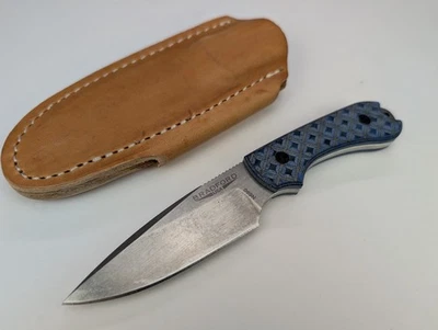 Bradford Guardian 3 Knife - Black/Blue G10 Handle - Stainless Blade 3FE-013-N690 - Image 1 of 4
