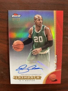 2024-25 Topps Finest FLASHBACK Ray Allen AUTOGRAPH /25 - Picture 1 of 2