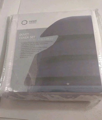 NESTL Bedding Company Duvet Cover Set Full 80” x 90” New Cream Color Bx4 - Image 1 of 4