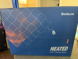 New- Bedsure Heated Mattress Pad Queen Double Heat timer Controllers - Picture 1 of 3