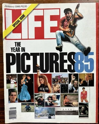 86 Life Magazine Year in Pictures 1985 Special Issue Edition Springsteen Madonna - Image 1 of 4