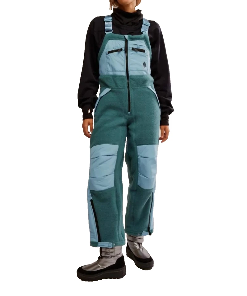 Nuevo mono para mujer Free People Hit the Slopes Midnight Jade mediano precio de venta sugerido por el fabricante 198 USD Foto 1 de 4