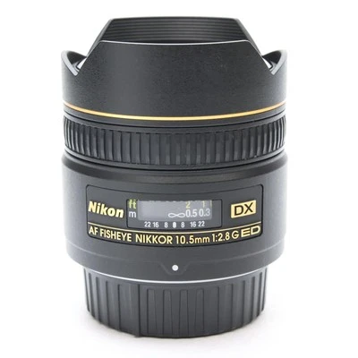 Nikon AF DX Fisheye-Nikkor 10.5mm F/2.8G ED(for Nikon DX) -Near Mint- #111 - Image 1 of 4