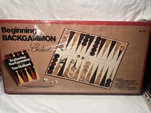 Vintage SEALED Beginning Backgammon By Crisloid /COMPLETE NO 522 - Picture 1 of 5