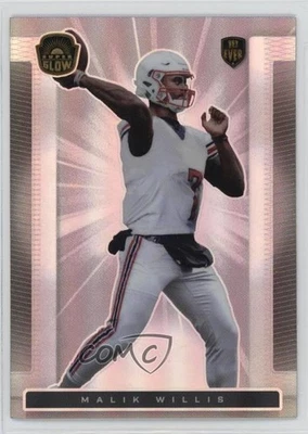 2021 Super Glow Sports Inaugural Edition Mirror /50 Malik Willis #20 - Image 1 of 2