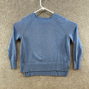 Old Navy Women's Sweater Size Medium Blue Long Sleeve Knit Pullover - Picture 1 of 10