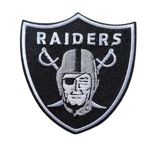 Parche bordado de hierro de los Raiders de Las Vegas, parche con el logotipo de los Raiders de Las Vegas - Imagen 1 de 1