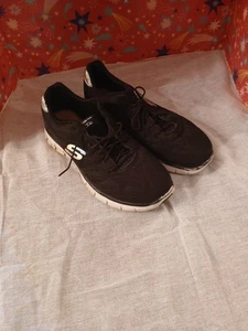 Zapatilla deportiva Skechers Elite Synergy 12099 negra de espuma viscoelástica talla 7 para mujer - Imagen 1 de 8