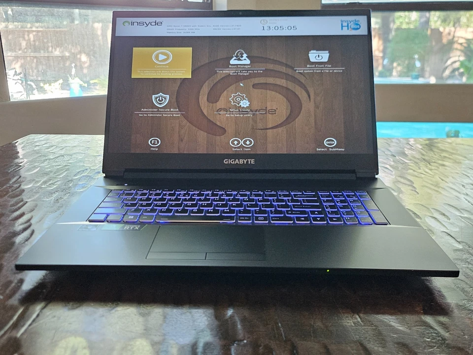 Gigabyte A7 K1 Gaming Laptop - 17.3" FHD 144Hz, Ryzen 7 5800H, RTX 3060, 1.5TB - Image 1 of 4