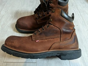 Red Wing 4215 DynaForce wasserdichte Stahlkappe Arbeitsstiefel - Herren 12 B Hergestellt in den USA - Bild 1 von 19