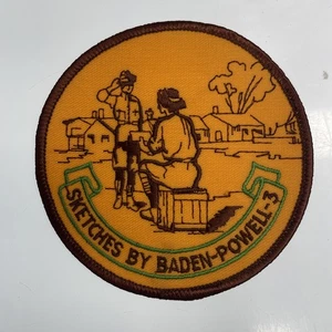 RETRO BOY SCOUTS CACHORROS AVENTURERO INSIGNIA PARCHE BASURA Bocetos Por Baden Powell 3D - Imagen 1 de 3