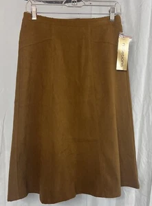 Notations Skirt Woman’s Size Small Coffee - Picture 1 of 7