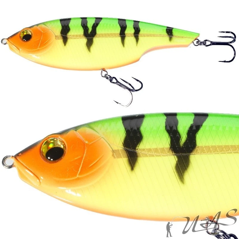 Sébile Lipless Glider 170mm 110g Jerkbait Sinkend Fire Tiger Gold