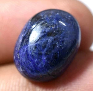 15.05 Ct  Natural Blue Lapis Lazuli Top Quality Cabochon Gemstone ! - Picture 1 of 3