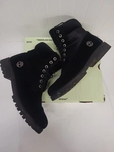 Timberland x Off-White | Virgil Abloh | 6-Inch Boots Black Velvet | Size 11  - Bild 1 von 21