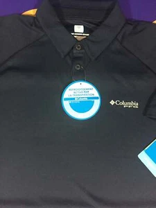 Men’s Large or XL Columbia PFG Polo Shirt OMNI-Freeze Blue - Picture 1 of 3