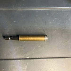 Dayton USA 38310 Magnetic 1/4" Hex Power Drive 3” Bit Holder, Brass, Used - Picture 1 of 5