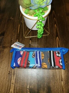 NWT Boys' low-cut Sports theme 7-Pack, SHOE size 7-3 - Picture 1 of 3