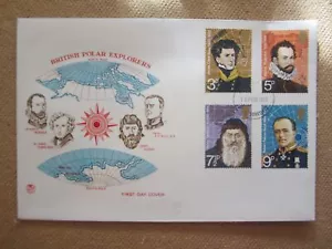 First Day Cover - Great Britain 1972 - British Polar Explorers - SG897/900 - Picture 1 of 1