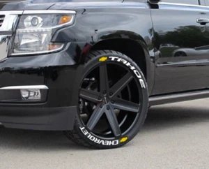 Tire Lettering CHEVY TAHOE PERMANENT Stickers 1.50" fits 16"-22"-FAST SHIPPING- - Picture 1 of 3