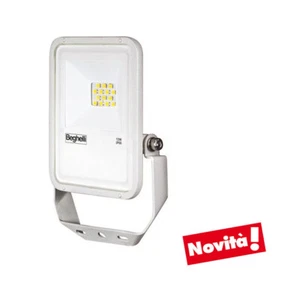 FARO FARETTO A LED 30W 50W BIANCO BEGHELLI DA ESTERNO 4000K LUCE NATURALE SLIM - Foto 1 di 2
