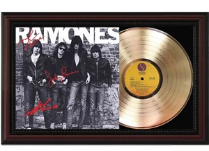 Ramones Framed Cherry wood Reproduction Signature LP Record Display. - Picture 1 of 5