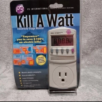 P3 International Kill-A-Watt Electricity Usage Monitor Model P4400 - Image 1 of 4