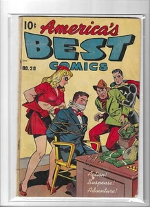 AMERICA'S BEST COMICS # 30  Good Plus [1949] Alex Schomburg - Imagen 1 de 2