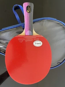 NEW Palio 3 Star Comple Table Tennis Bat AK-47 Rubbers + Case UK Stock. - Picture 1 of 2