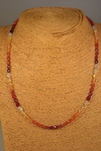 FEUEROPAL KETTE COLLIER 34,10ct.!! Edelstein Schmuck Heilstein Halskette Classic - Bild 1 von 4